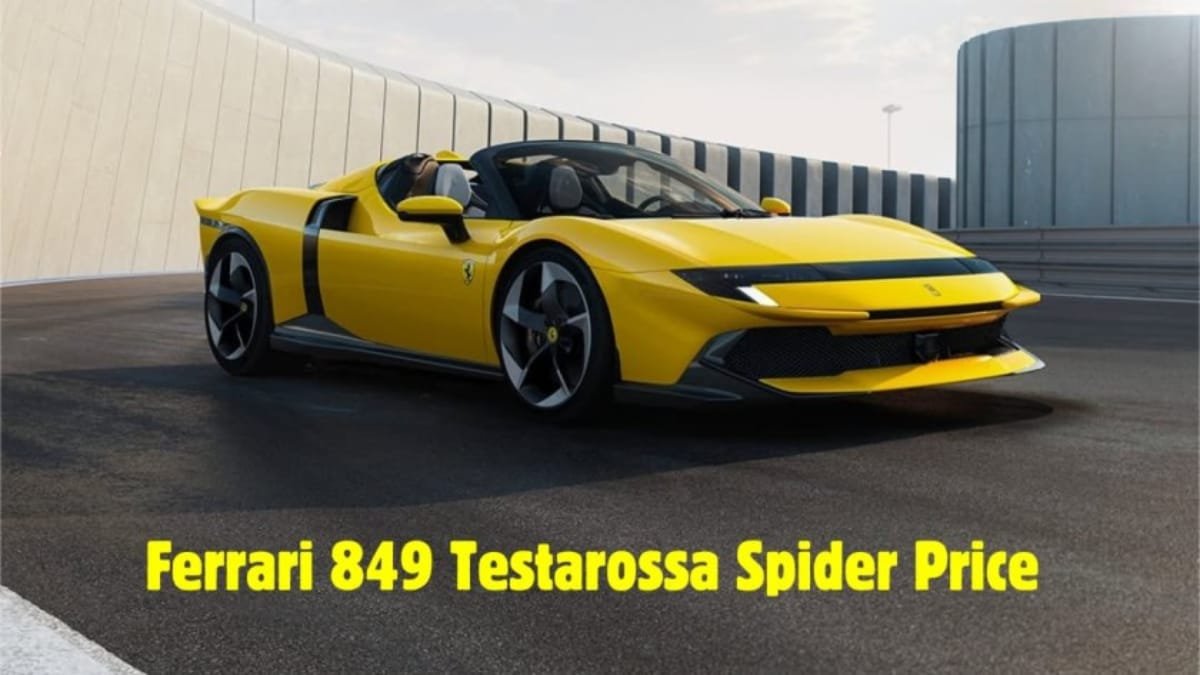 Ferrari 849 Testarossa Spider - Price, Engine Specification, Features, Acceleration