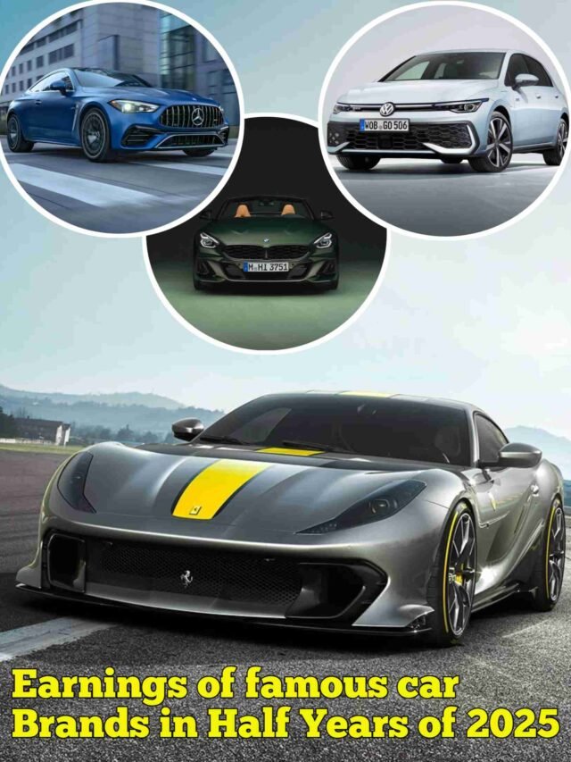 Earnings of Famous Car Brands in Half Years of 2025