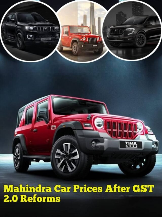 Mahindra Car Prices After GST 2.0 Reforms