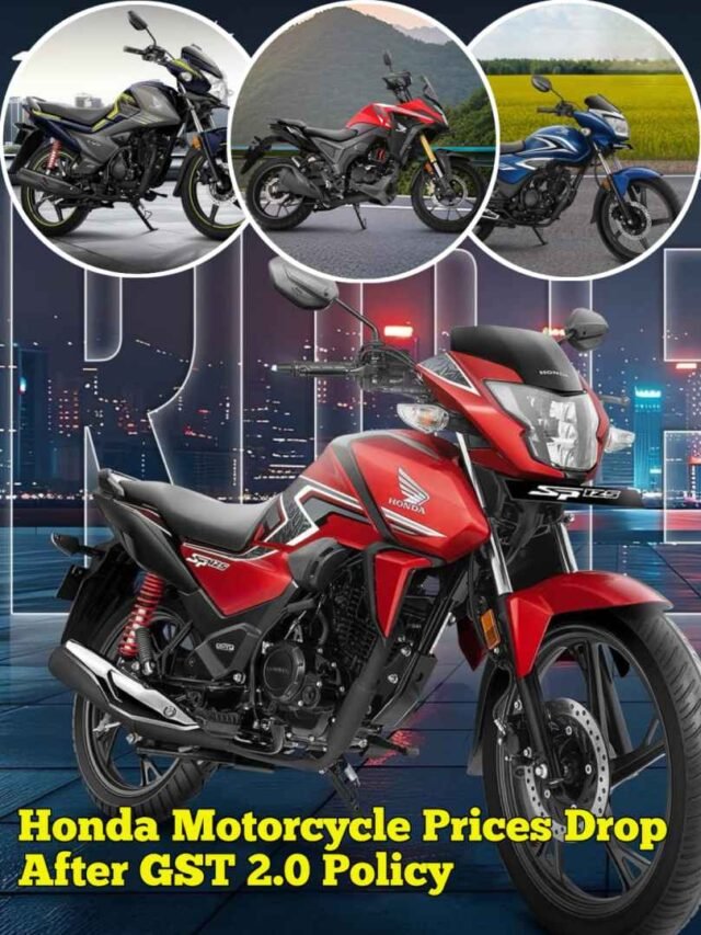 Honda Motorcycle Prices Drop After GST 2.0 Policy