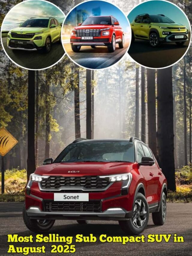 Most Selling Sub Compact SUV in August 2025