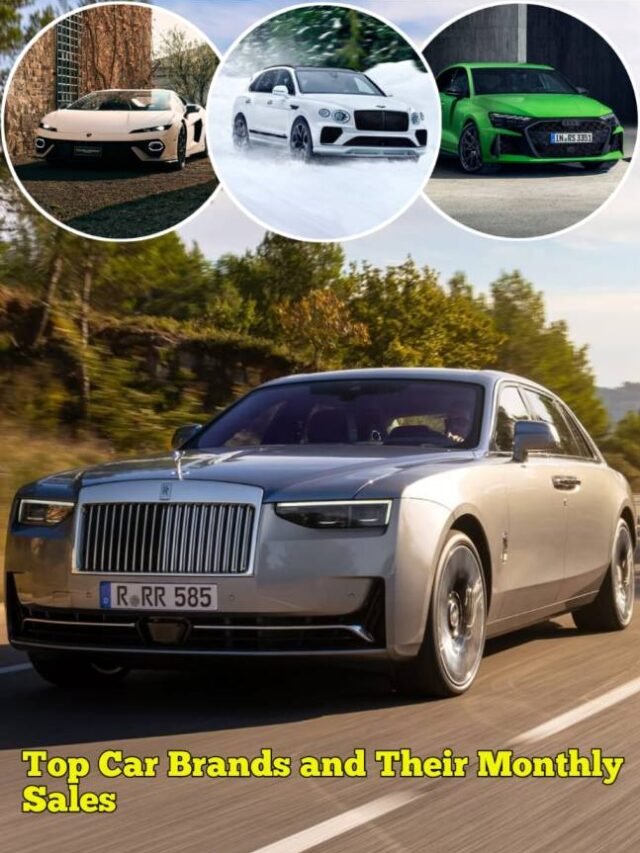 Top Car Brands and Their Monthly Sales