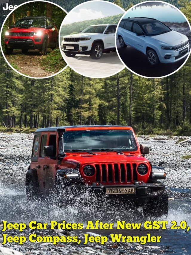 Jeep Car Prices After New GST 2.0, Jeep Compass, Jeep Wrangler