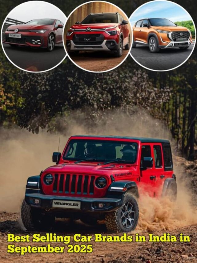 Best Selling Car Brands in India in September 2025