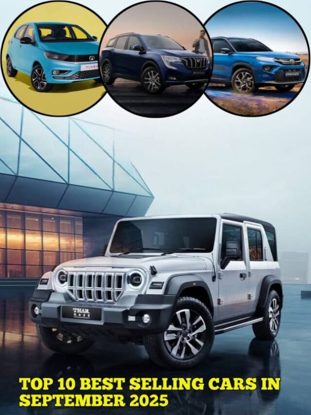 Top 10 Best Selling Cars in September 2025