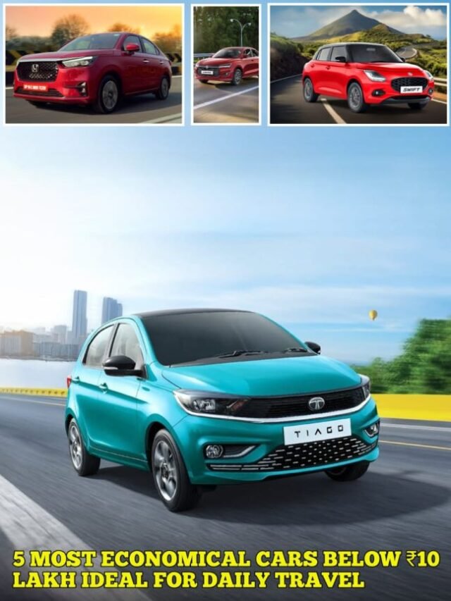 5 Most Economical Cars Below ₹10 Lakh Ideal for Daily Travel