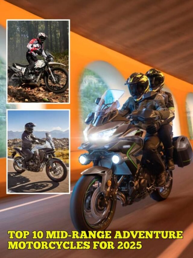 Top 10 Mid-Range Adventure Motorcycles for 2025