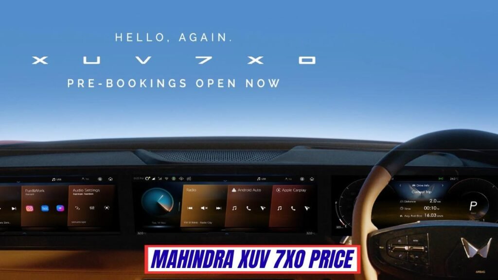 XUV 7XO Specifications, Launch Date, Features