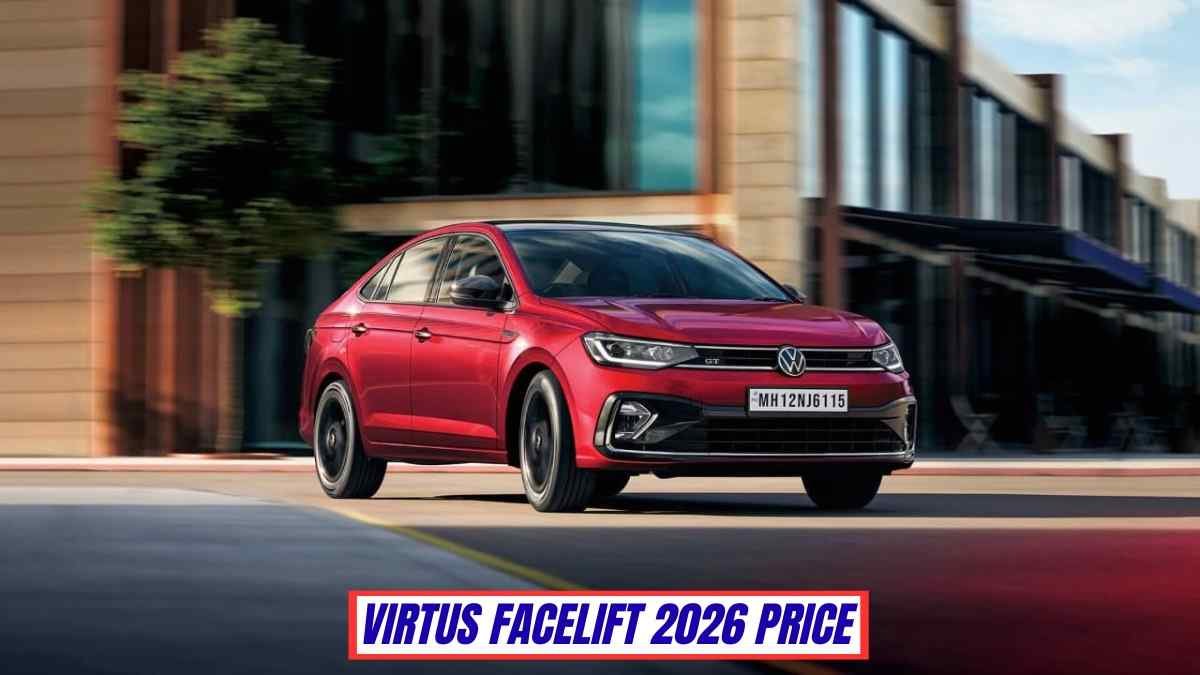 Volkswagen Virtus Facelift 2026 Price, Launch Date