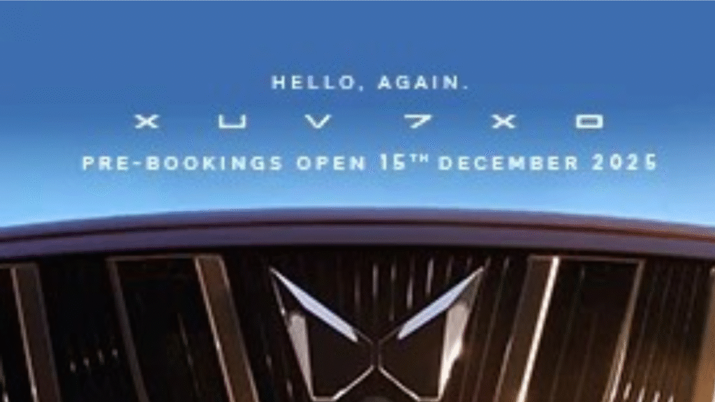 Mahindra XUV 7XO Pre-Bookings, Price, Top Features
