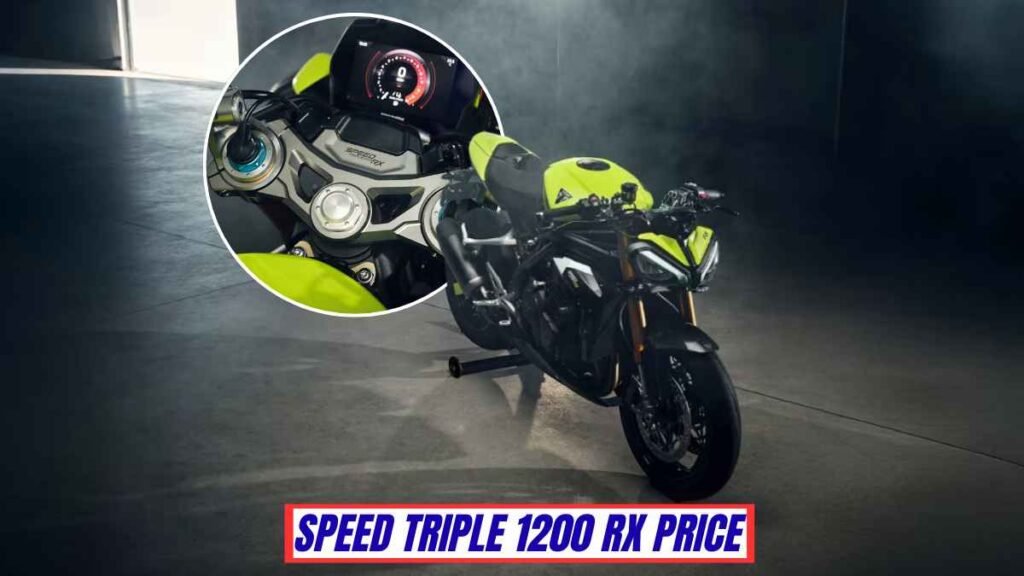Triumph Speed Triple 1200 RX 2025, Price, Top Speed
